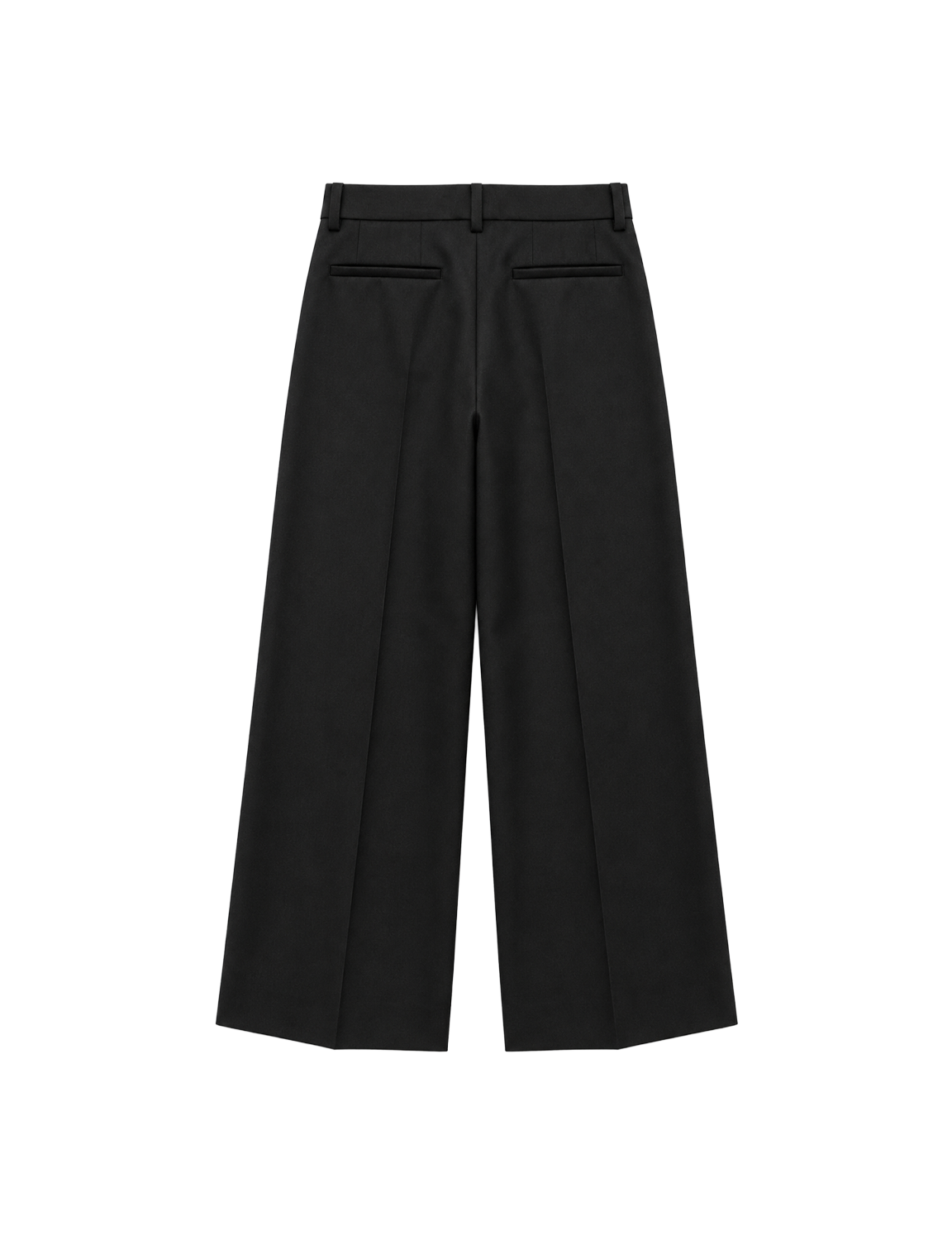 WOOL WIDE TROUSERS