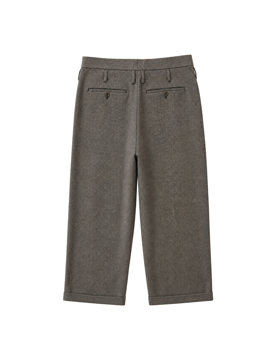 DOUBLE INVERTED TUCK TROUSERS