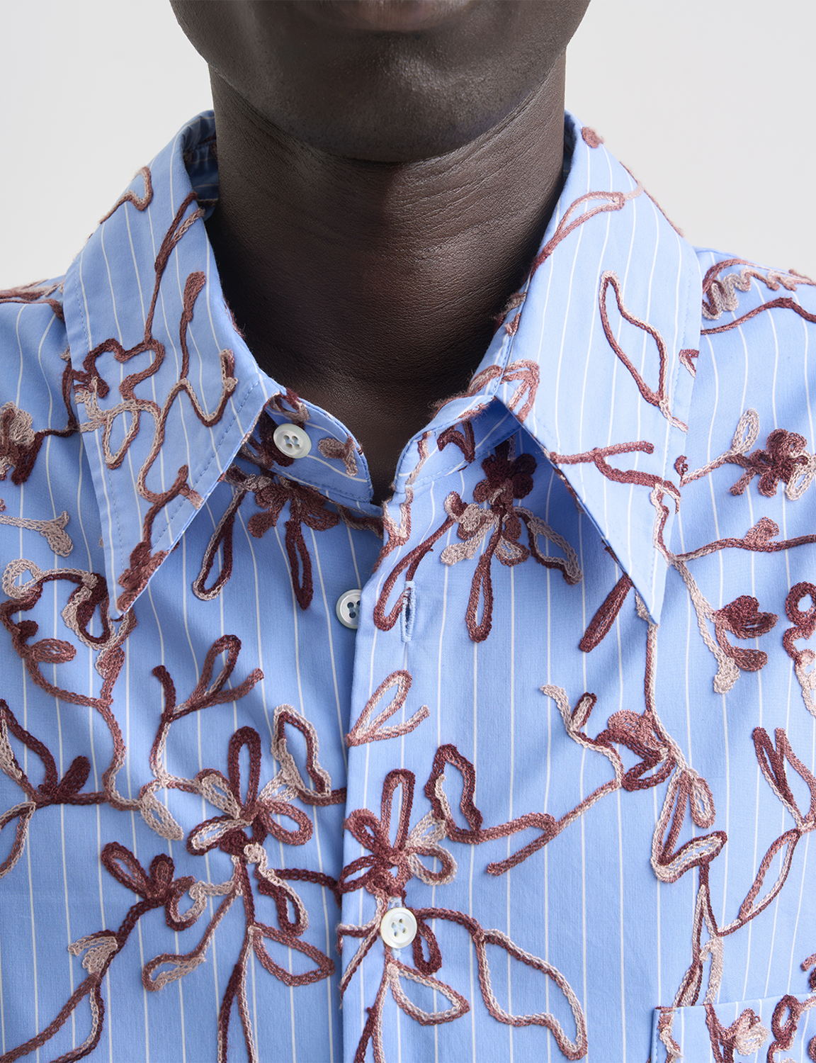 Fluid Oversized Striped Shirt
