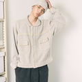PHINGERIN(フィンガリン) 2026FW PG1 KNIT ニットジャケット グレー 着用イメージ