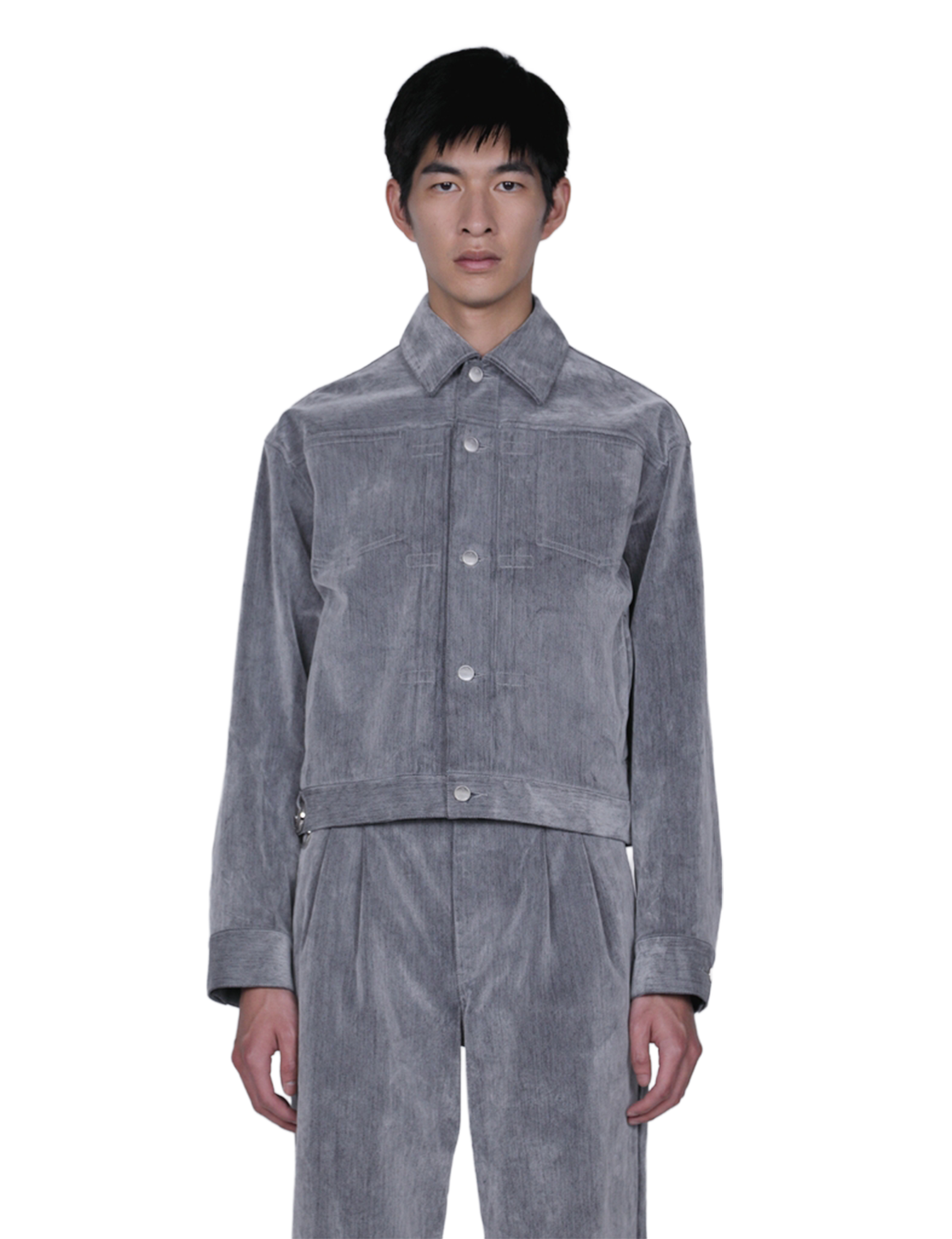 Flocked Denim Jacket