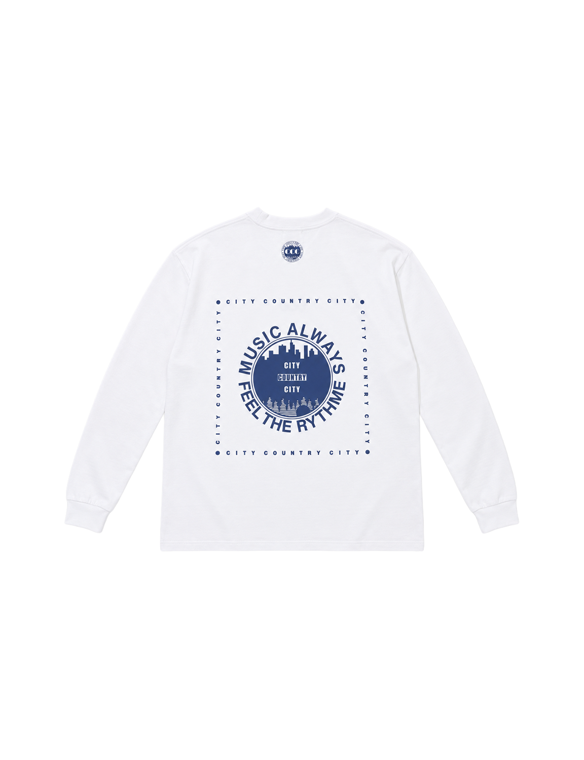 EMBROIDERY LOGO COTTON L/S T-SHIRT_CCC