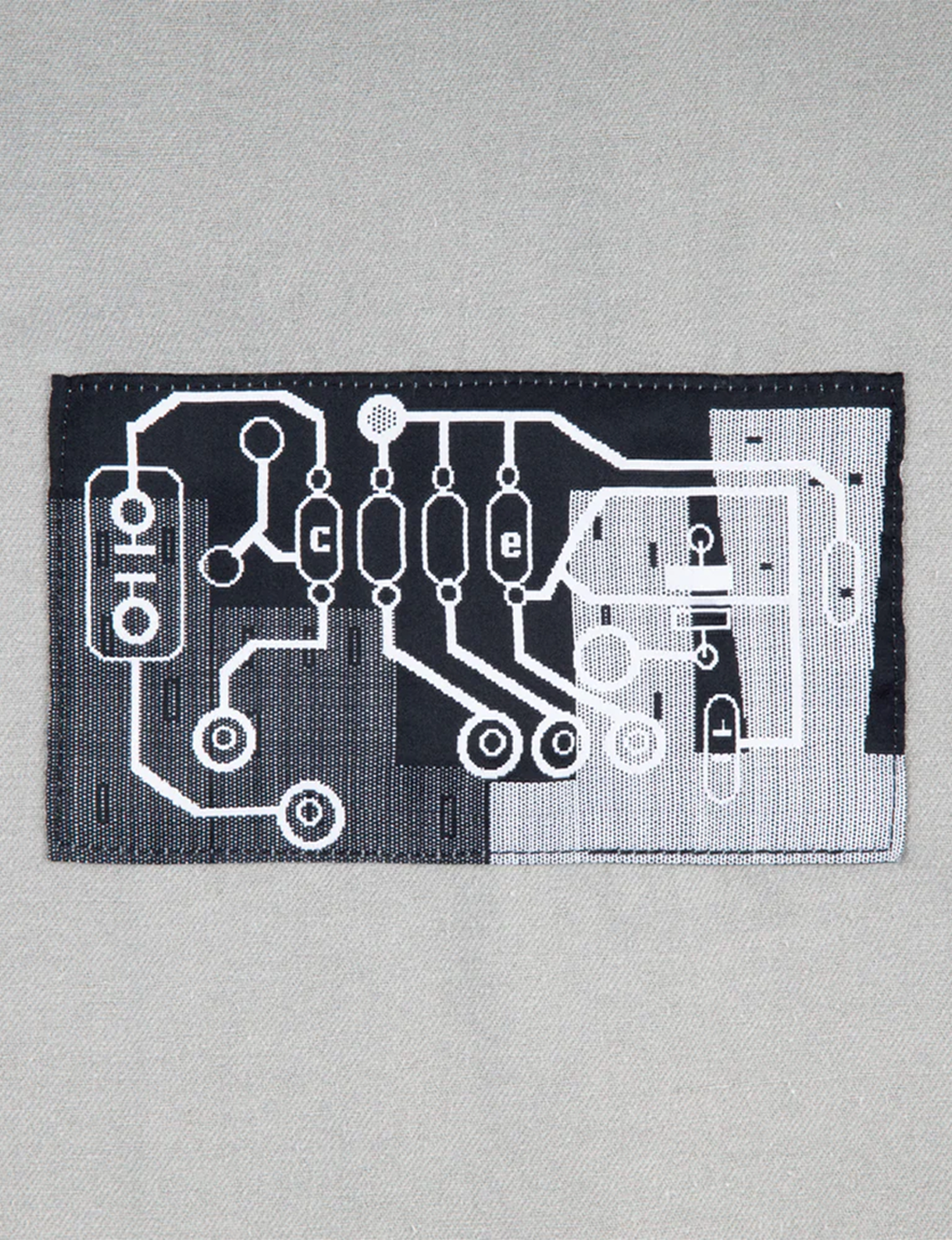 STRIPE CUT SHORT SHIRT JACKET