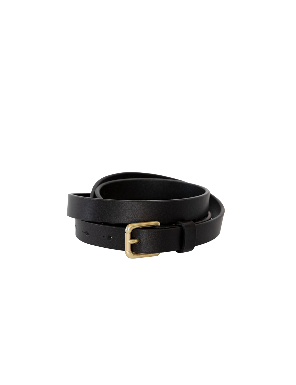 ROLLER BUCKLE NARROW BELT
