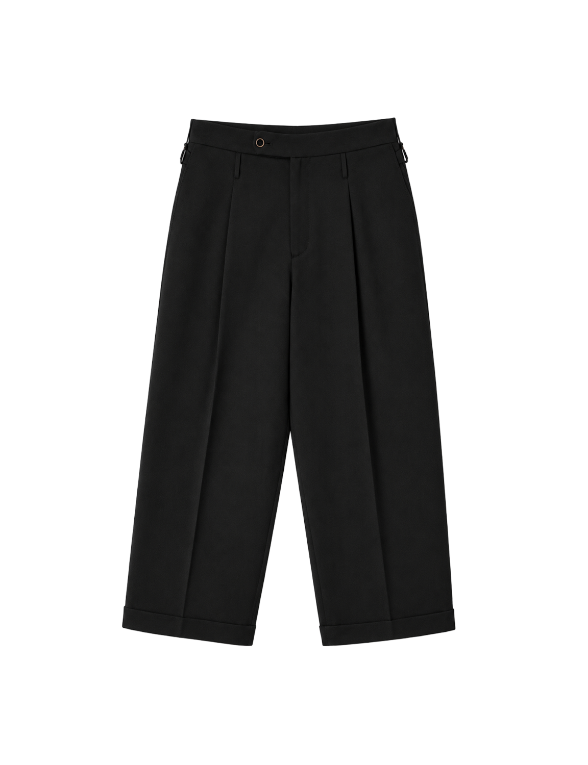 DOUBLE INVERTED TUCK TROUSERS