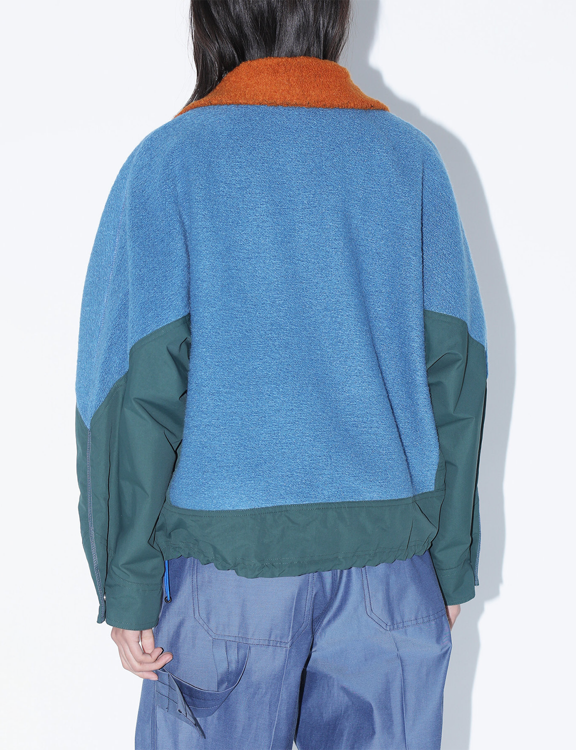 WOOL JERSEY BLOUSON