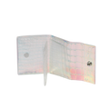 beautiful people(ビューティフルピープル) 2027SS nothing to hide aurora mini wallet オーロラ ミニ財布 マルチ 開いた状態