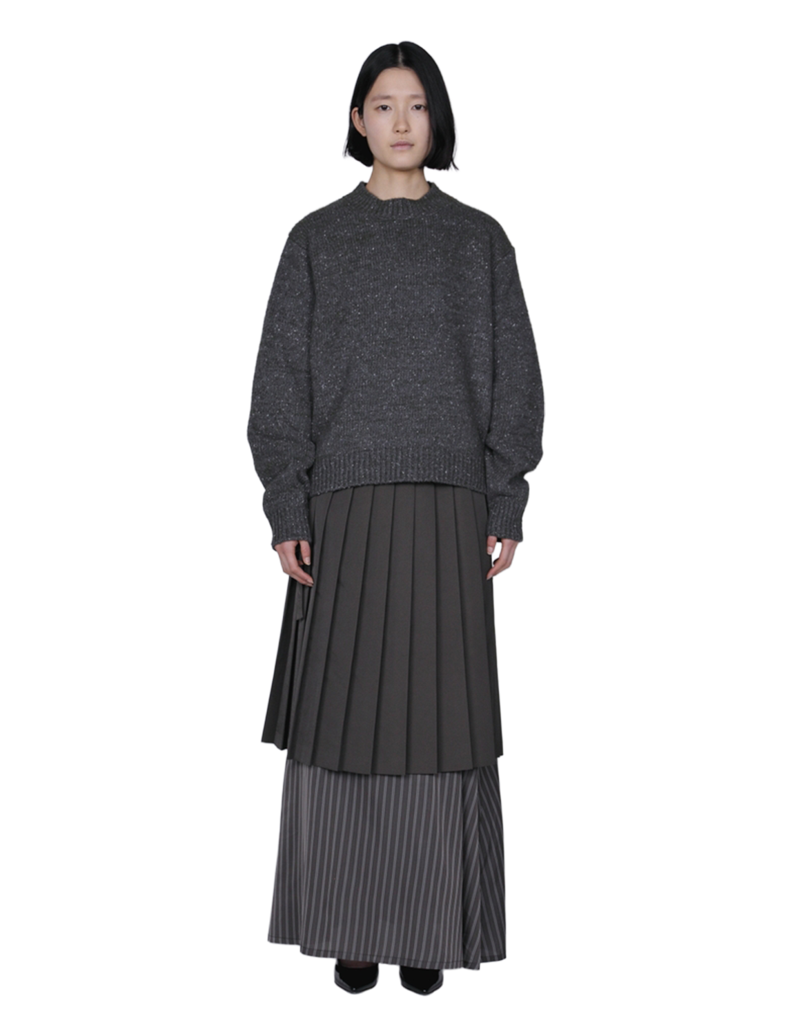 th products White Nep Knit Pullover (image 10)
