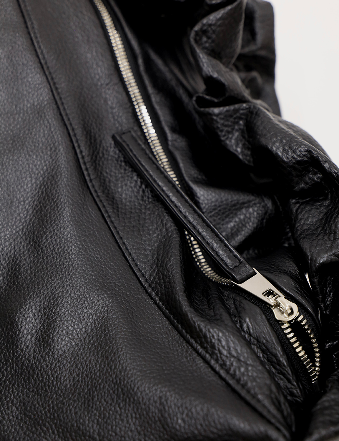 BLACK STEERHIDE OFFICE BAG