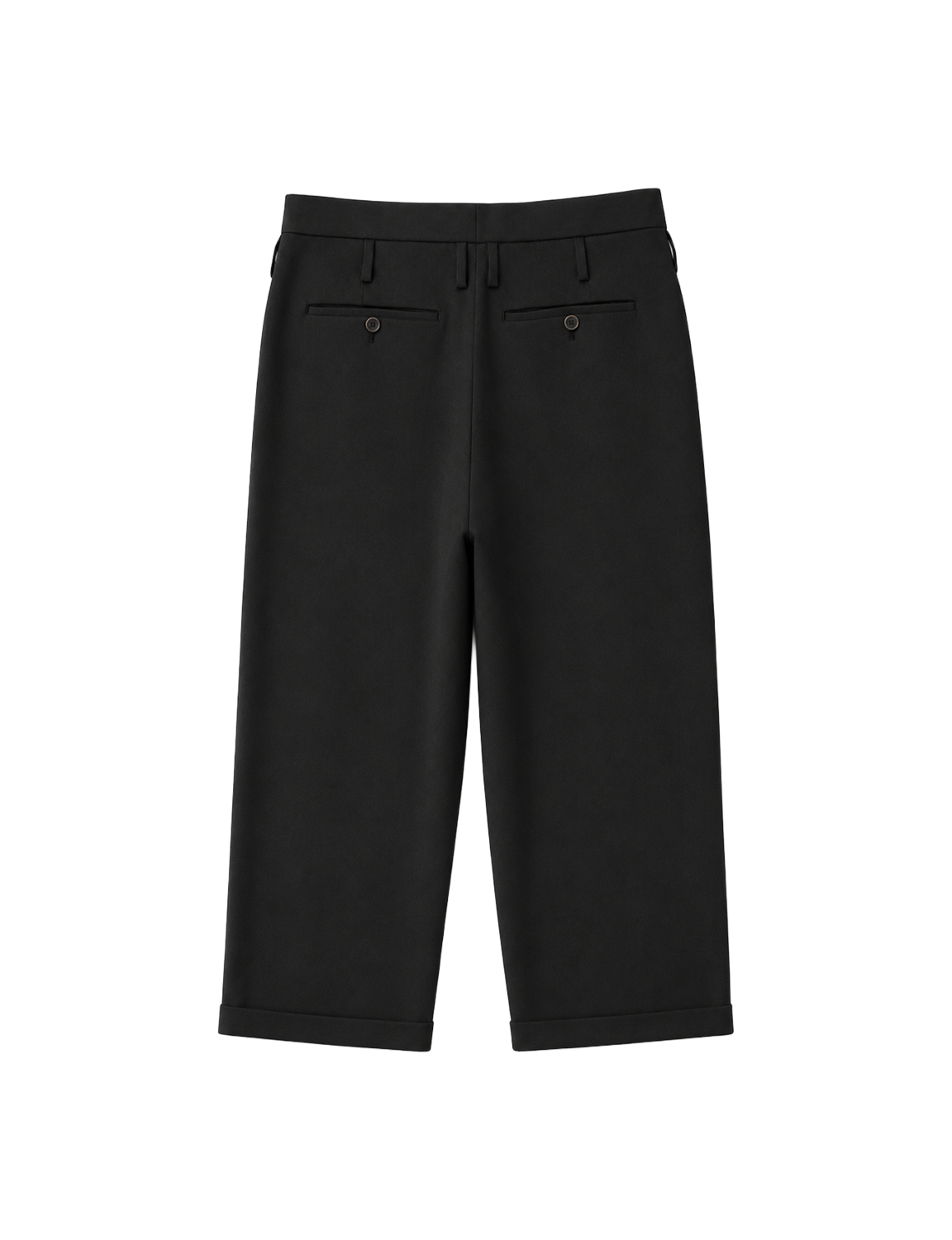 DOUBLE INVERTED TUCK TROUSERS