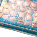 beautiful people(ビューティフルピープル) 2027SS nothing to hide aurora mini wallet オーロラ ミニ財布 マルチ ロゴ型押しのディテール