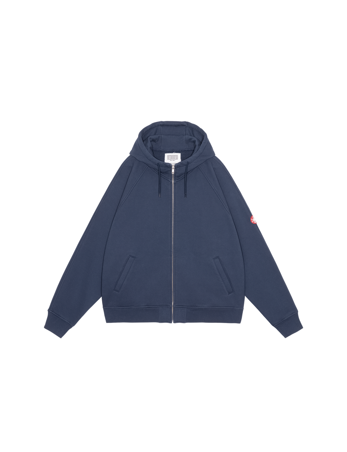 SOLID BIG HEAVY ZIP HOODY