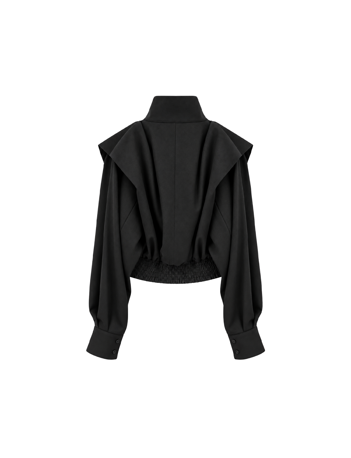 WOOL ZIP UP BLOUSON