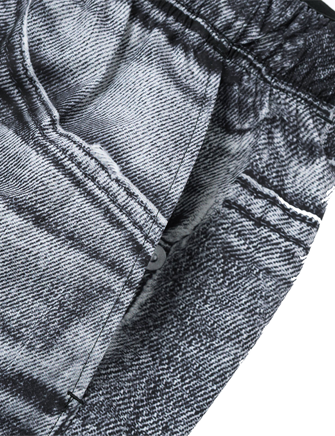 SATISFY(サティスファイ) 2026FW AmbientWarp™ 5" Unlined Shorts ランニングショーツ ブラックデニム フロントポケットのディテール