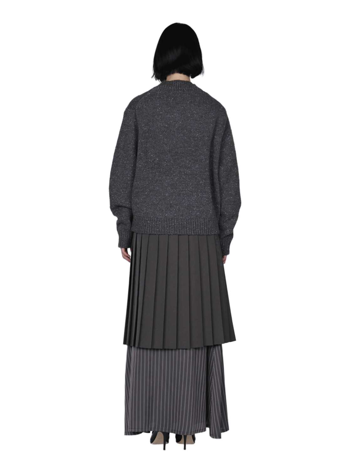 th products White Nep Knit Pullover (image 12)