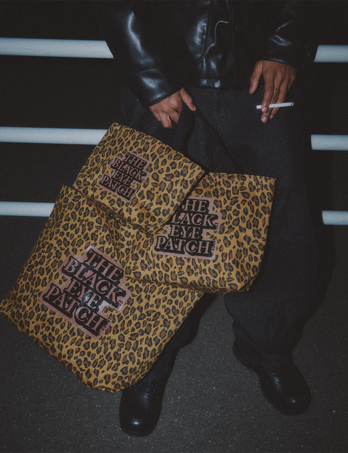 ブラックアイパッチ LEOPARD PATTERNED TOTE 新品 未使用 BlackEyePatch - LEOPARD PATTERNED TOTE SMALL – Stactile
