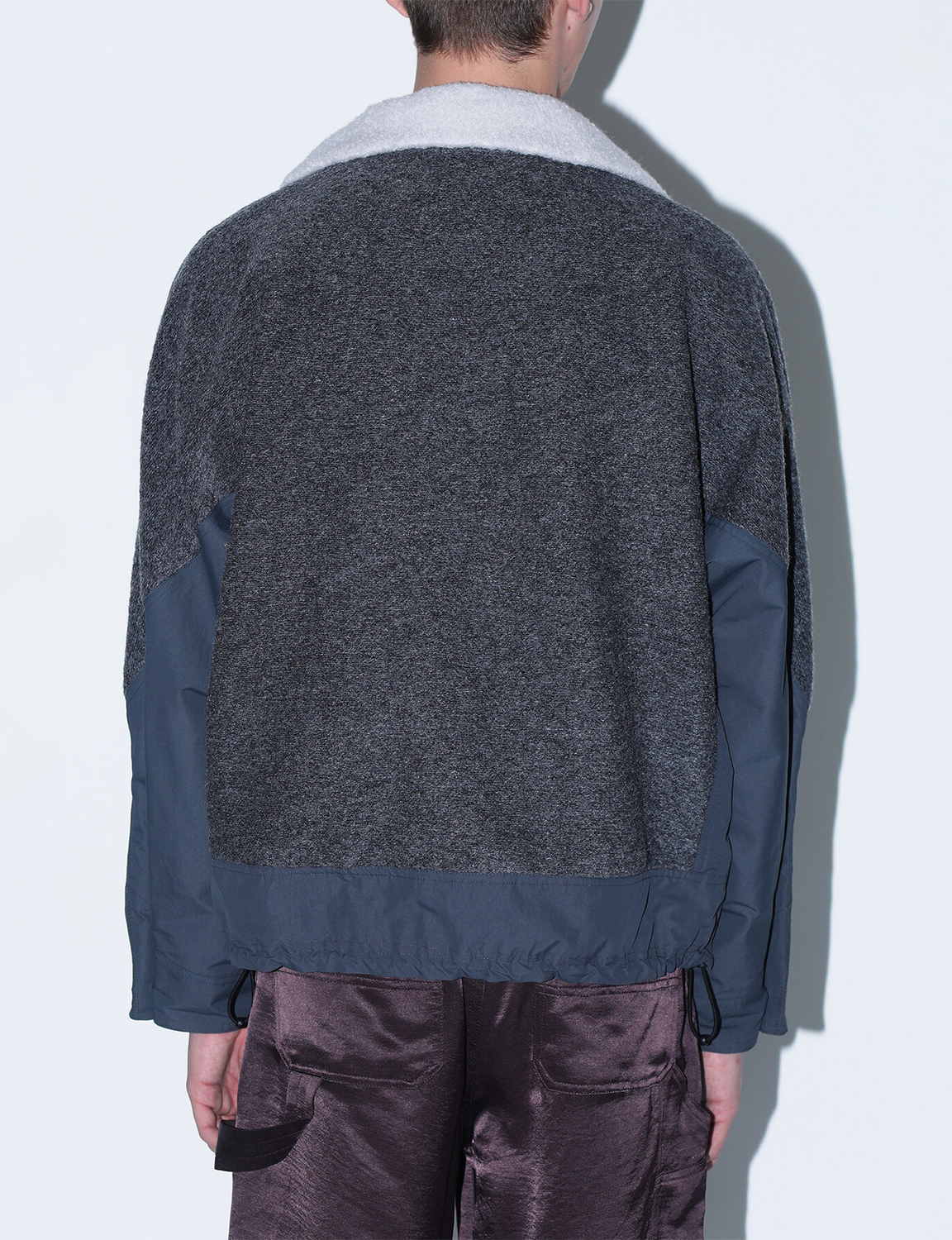 WOOL JERSEY BLOUSON