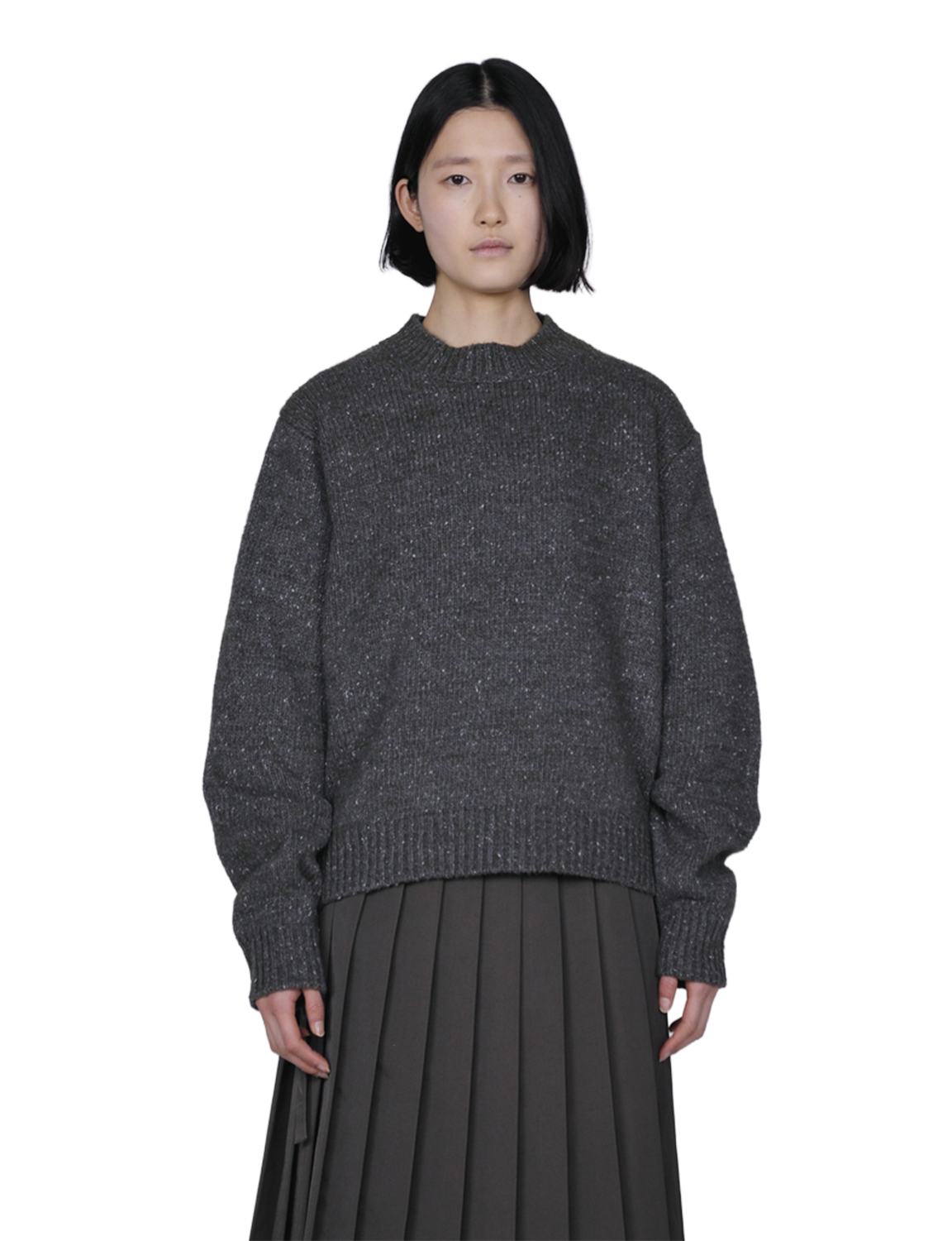 th products White Nep Knit Pullover (image 7)