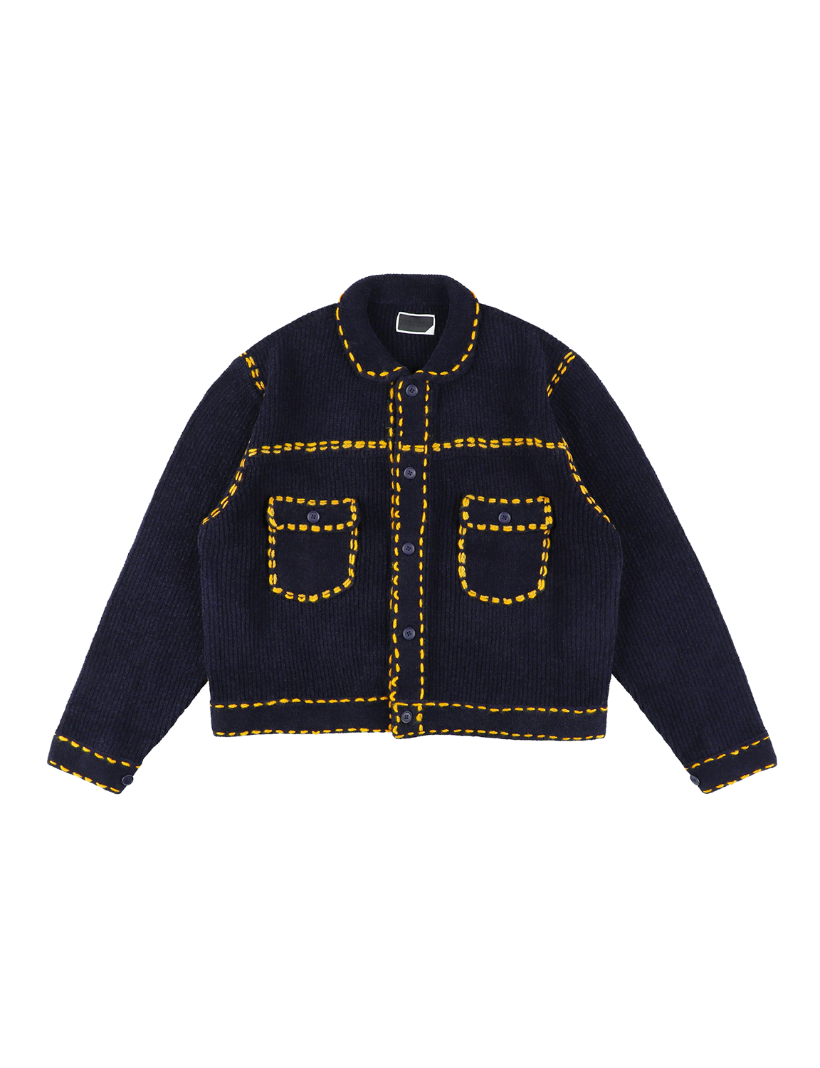 PHINGERIN(フィンガリン) 2026FW PG1 KNIT ニットジャケット ネイビー フロント