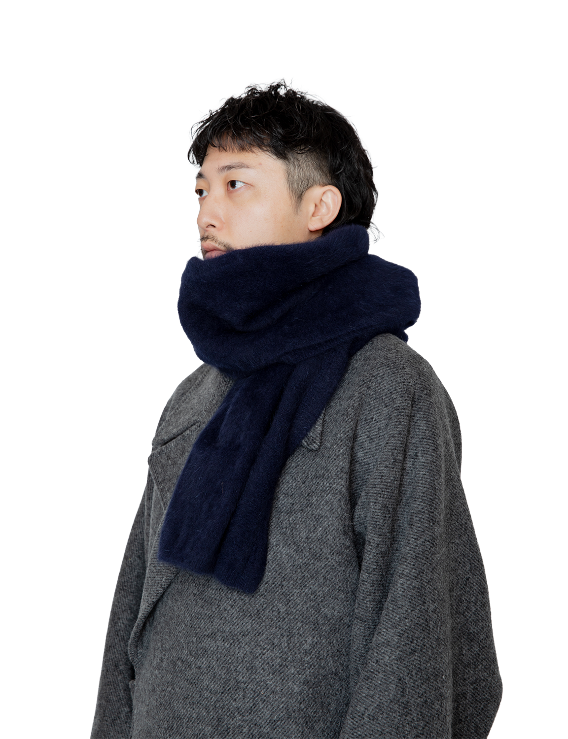 FOX CASHMERE HOODED STOLE