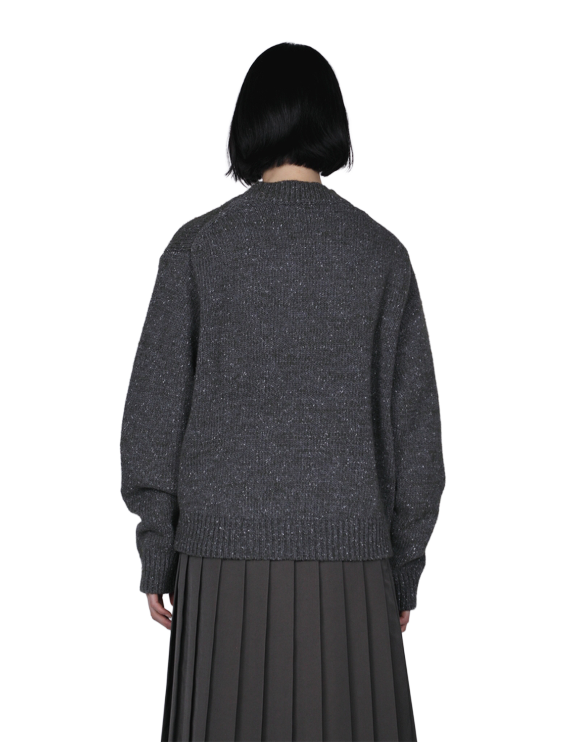 th products White Nep Knit Pullover (image 9)