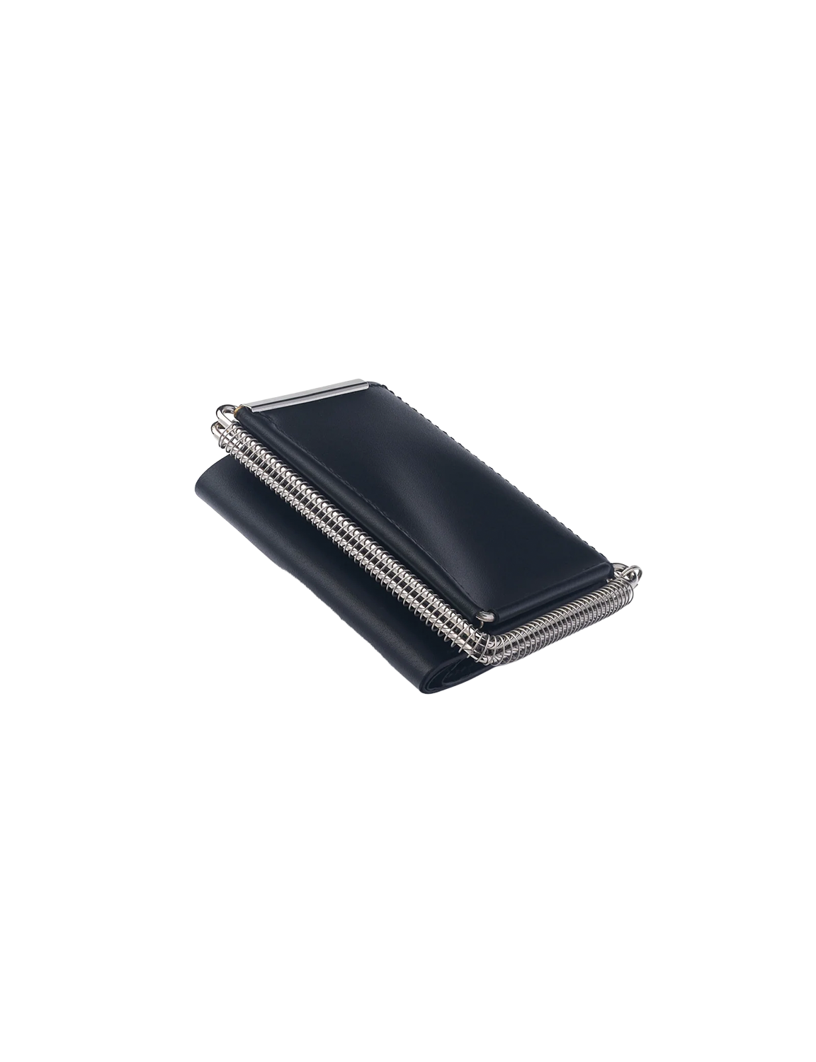 COIL SPRING TRIFOLD WALLET