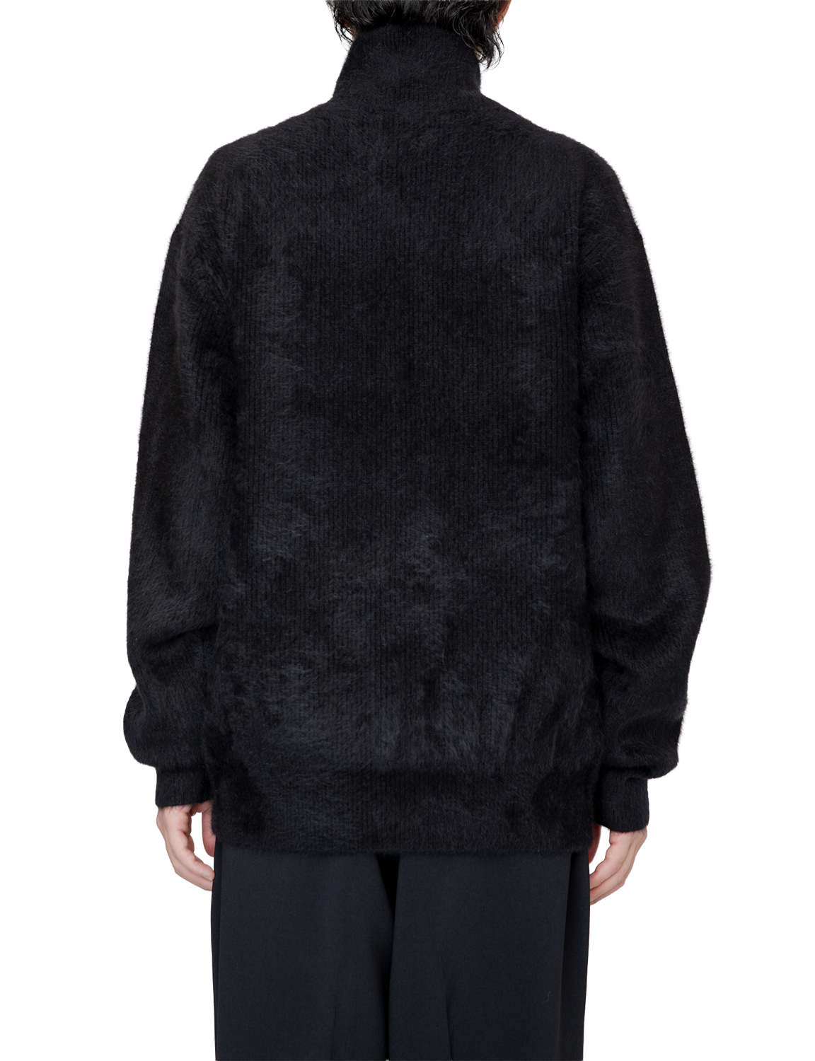 FOX CASHMERE ZIP UP SWEATER