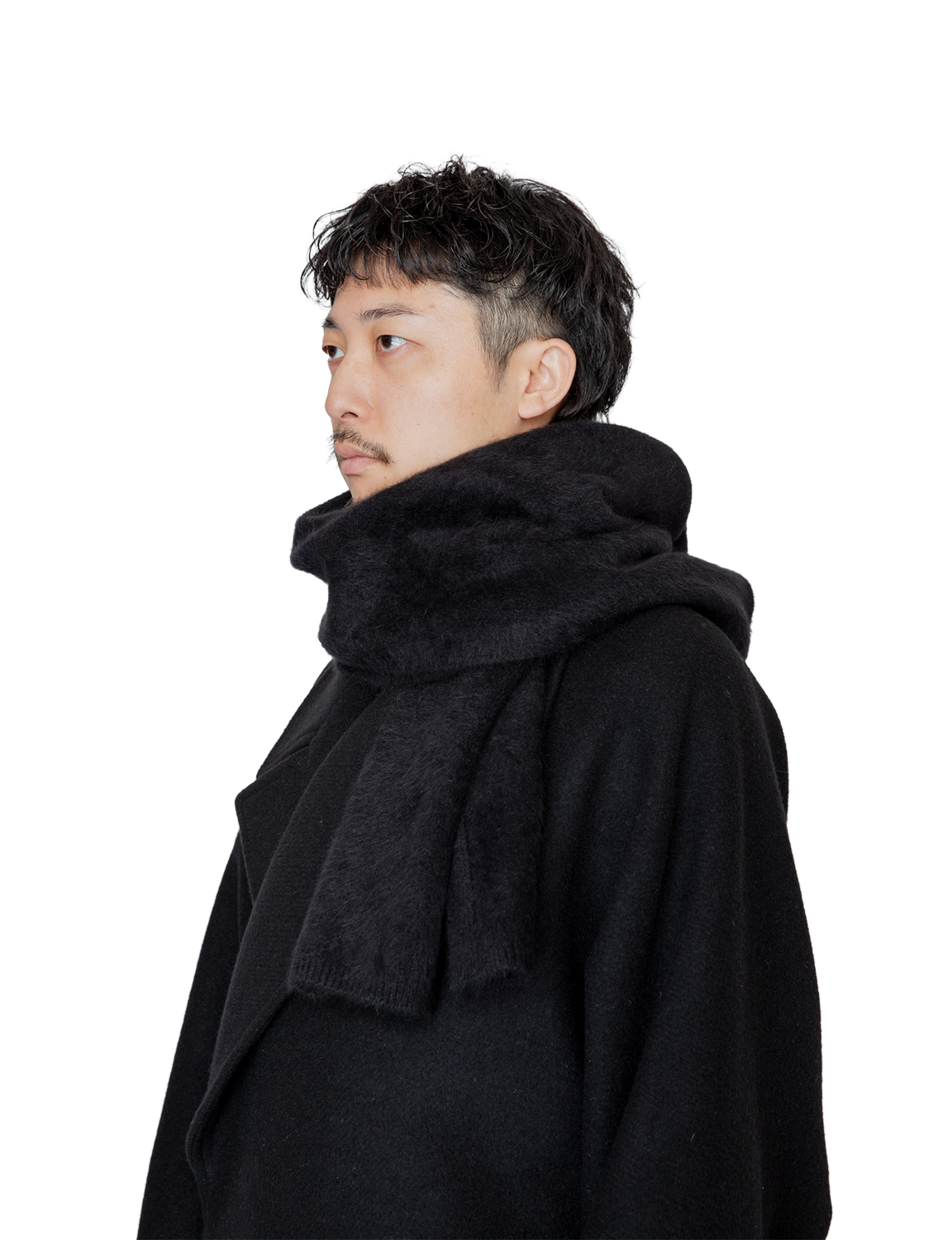 FOX CASHMERE HOODED STOLE