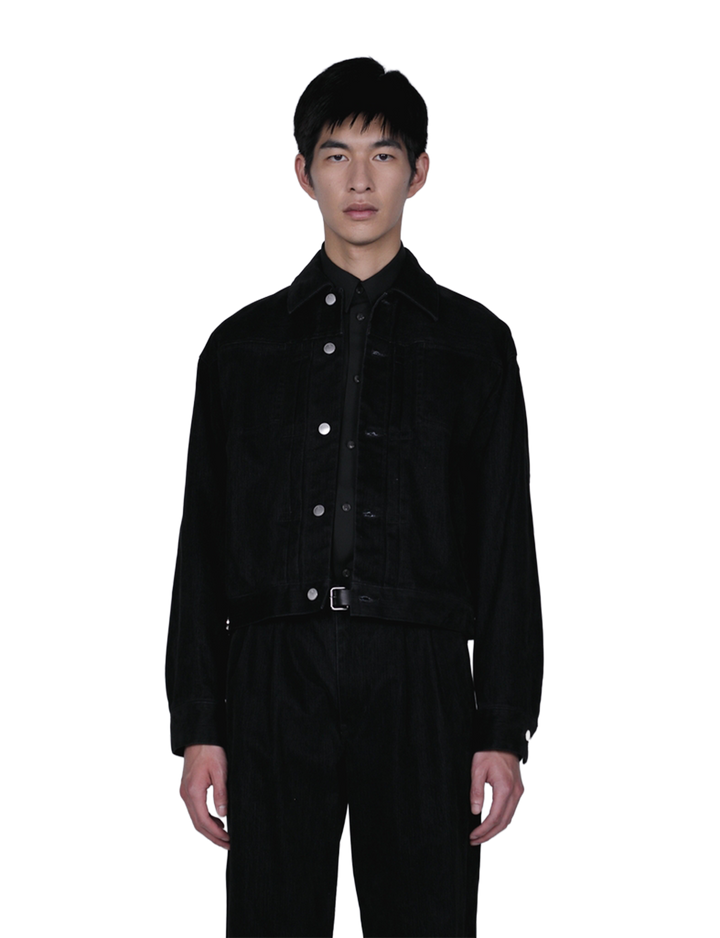 Flocked Denim Jacket