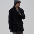 BED j.w. FORD(ベッドフォード) 2026FW Box ダブルブレストウールジャケット ブラック フロント
