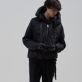 BED j.w. FORD(ベッドフォード) 2026FW Over Hood フード付きダウンジャケット ブラック フロント
