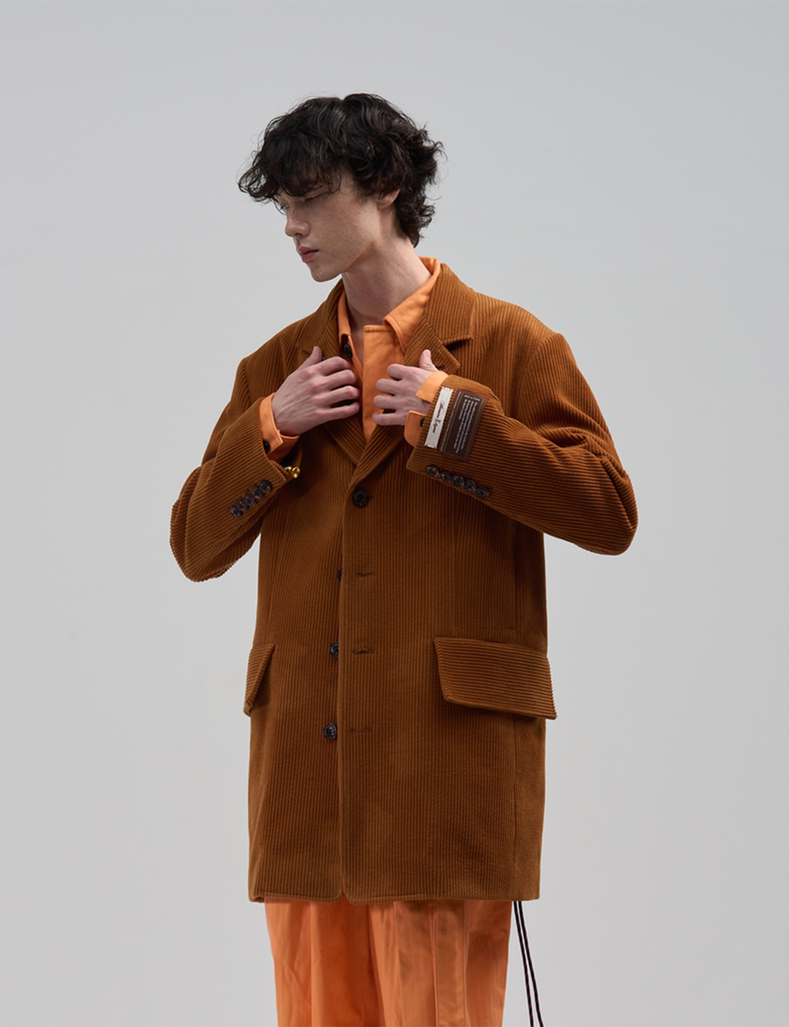 BED j.w. FORD(ベッドフォード) 2026FW or Jacket? コーデュロイジャケット キャメル フロント