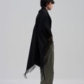 BED j.w. FORD(ベッドフォード) 2026FW Romantic 大判フリンジストール ブラック サイド