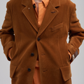 BED j.w. FORD(ベッドフォード) 2026FW or Jacket? コーデュロイジャケット キャメル フロントのディテール