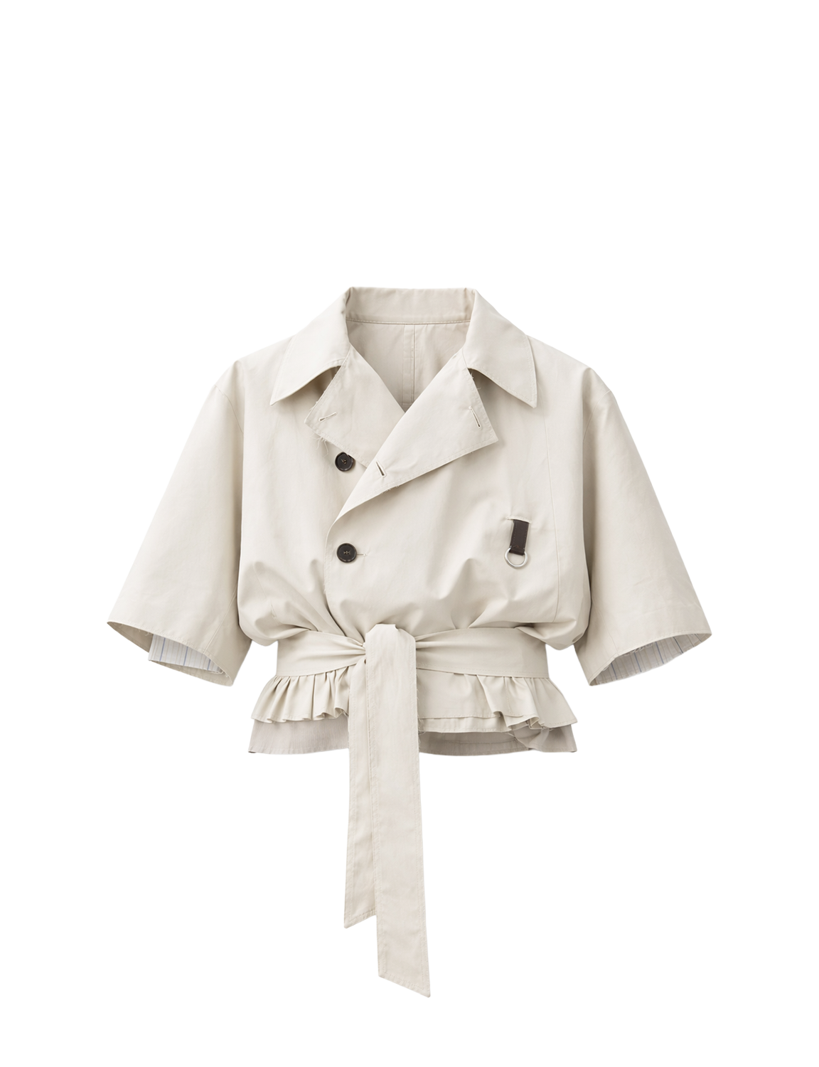 SONIA CARRASCO CROPPED TRENCH
