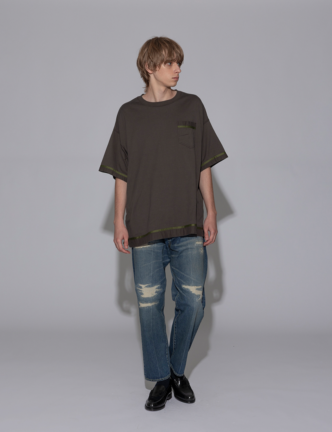CURVY SLIT BIG TEE