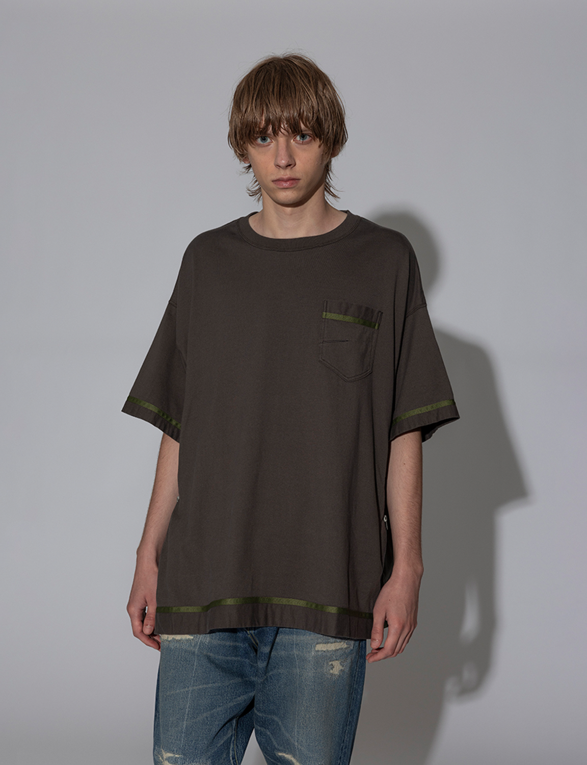 CURVY SLIT BIG TEE
