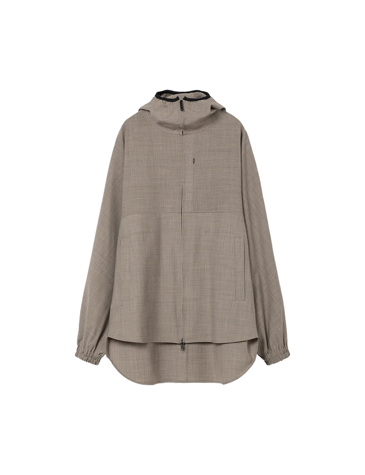 Hooded Shirt Blouson