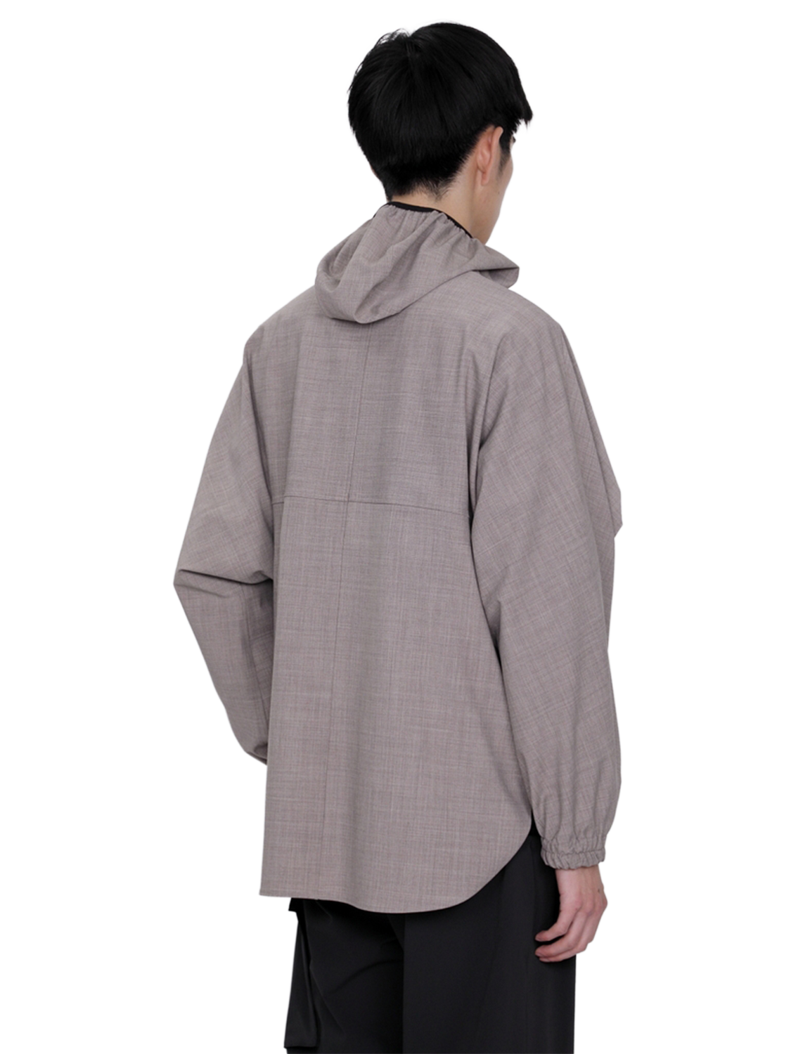 Hooded Shirt Blouson