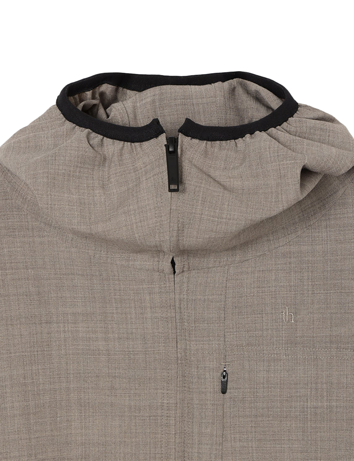 Hooded Shirt Blouson