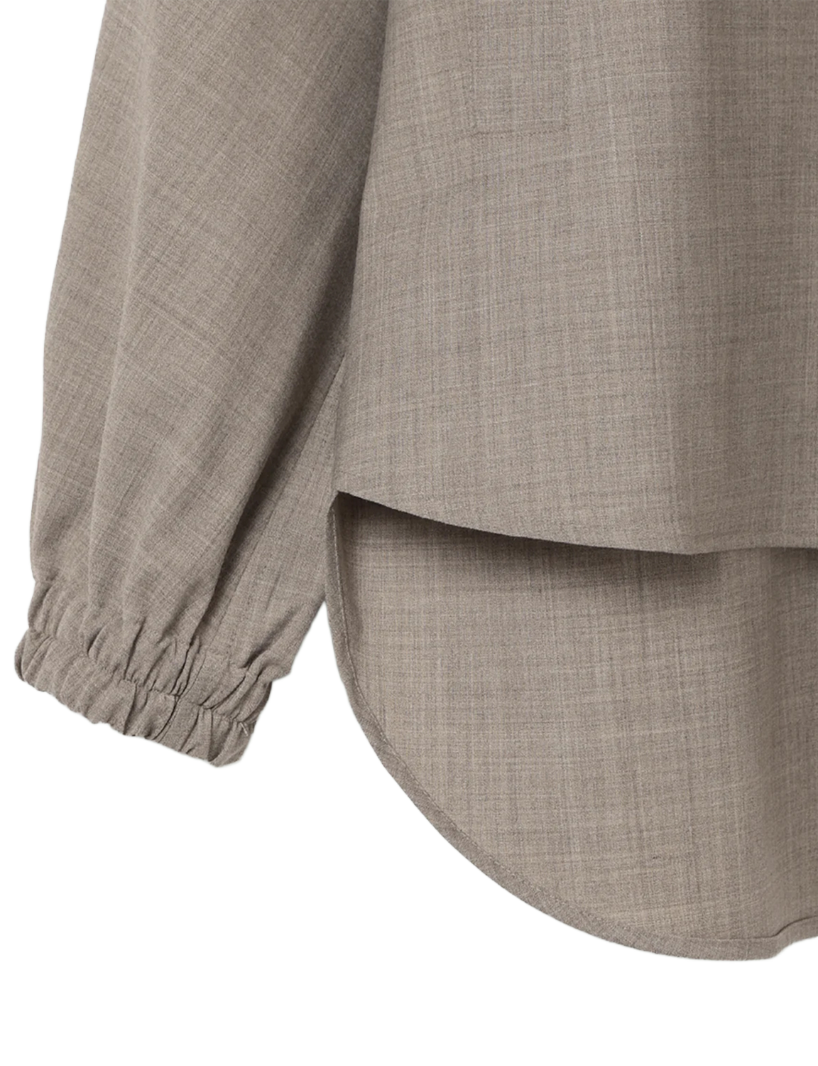 Hooded Shirt Blouson