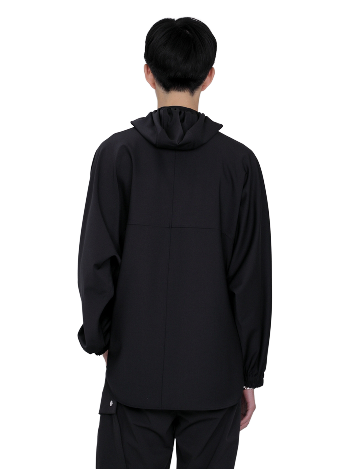Hooded Shirt Blouson