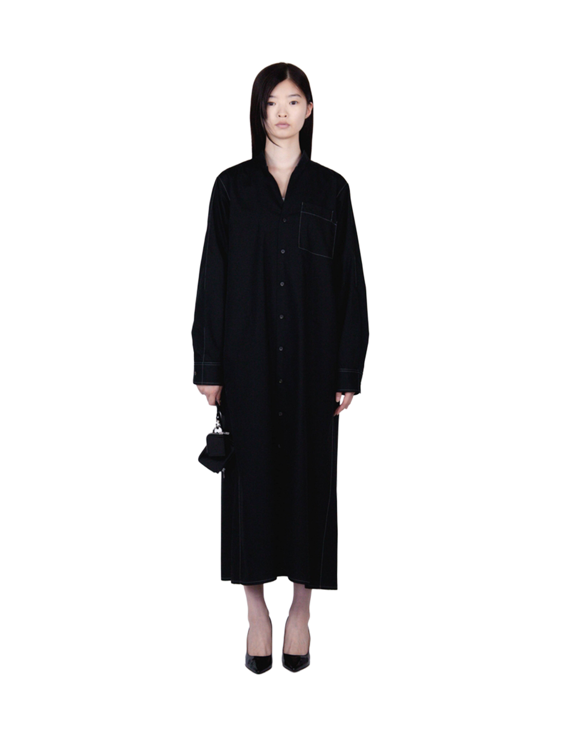 th products V-Neck Shirt Dress