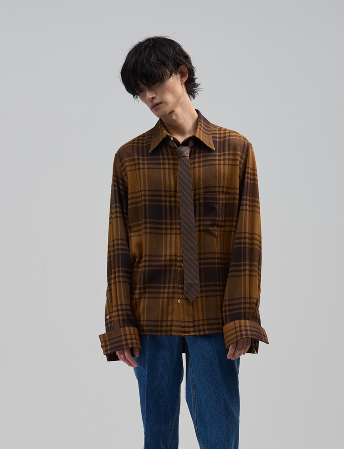 BED j.w. FORD(ベッドフォード) 2026fw チェックシャツ 通販