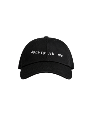 ABCDEF UCK OFF CAP