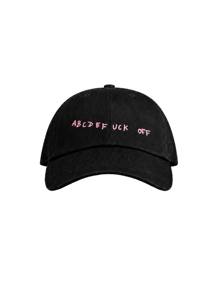 ABCDEF UCK OFF CAP