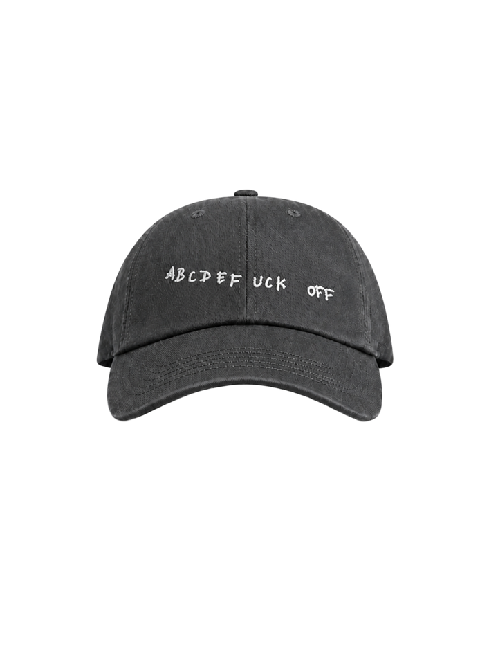 ABCDEF UCK OFF CAP