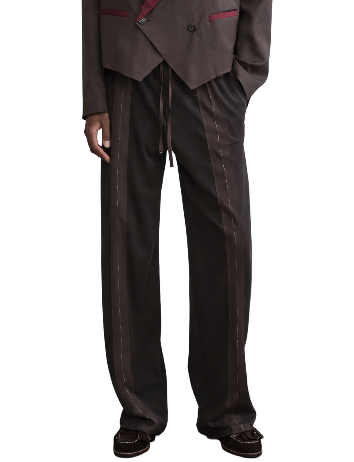 TAILORED JERSEY TROUSERS