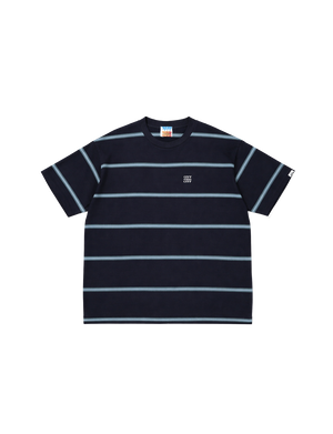 EMBROIDERD LOGO BORDER T-SHIRT