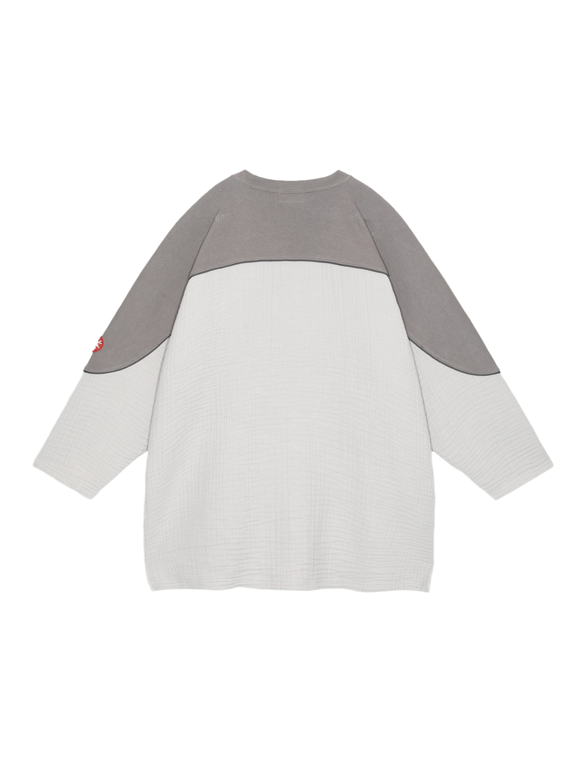 GAUZE FB CREW NECK 